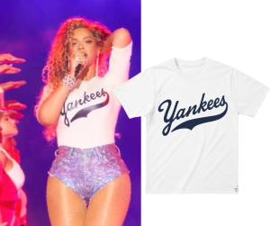 Beyoncé x JAY-Z Drunk in Love Yankees Graphic T-Shirt