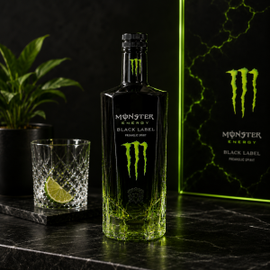 Monster Energy Black Label Preaholic Spirit Bottle Decanter 3 Monster Energy Black Label Preaholic Spirit Bottle Decanter
