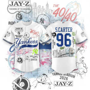 New York Yankees x JAY-Z 2026 Concert Baseball Jersey