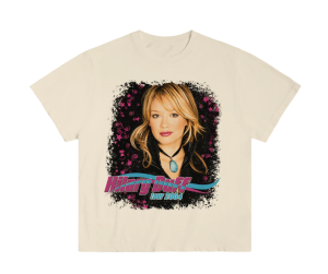 Hilary Duff Lucky Me Tour 2026–2027 Two-Sided Unisex T-Shirt