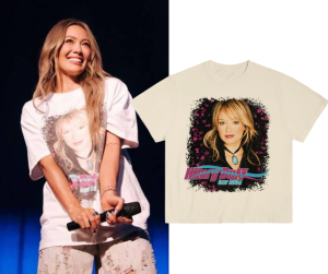 Hilary Duff Lucky Me Tour 2026–2027 Two-Sided Unisex T-Shirt