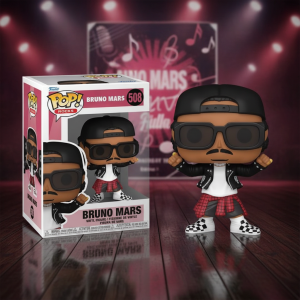 Funko Pop! Bruno Mars #508 APT Vinyl Figure Collectible 6 Funko Pop! Bruno Mars #508 APT Vinyl Figure Collectible