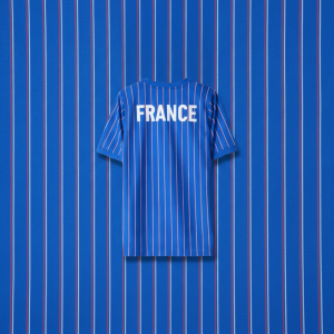 Nike x Jacquemus France Blue Stripe Soccer Jersey