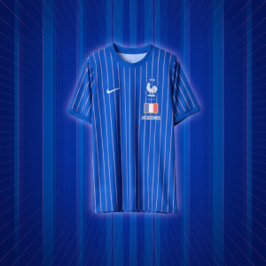 Nike x Jacquemus France Blue Stripe Soccer Jersey