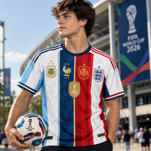 Argentina France Spain England World Cup 2026 Mashup Football Jersey 5 Argentina France Spain England World Cup 2026 Mashup Football Jersey
