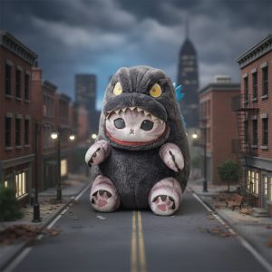 Godzilla Mofusand Collectible Plush Doll 2026