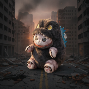 Godzilla Mofusand Collectible Plush Doll 2026