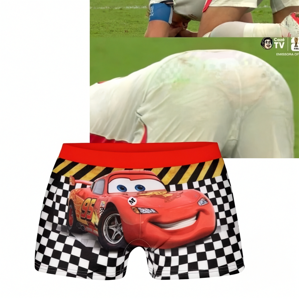 Harry Kane Racing Checkerboard Boxer Briefs Harry Kane Racing Checkerboard Boxer Briefs for Soccer Fans