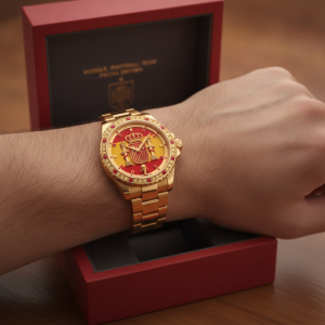 Spain La Roja World Cup Trophy Special Edition Watch | Premium Football Fan Gift