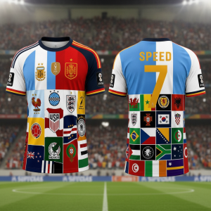 IShowSpeed All Countries 2026 World Cup Mashup Soccer Jersey