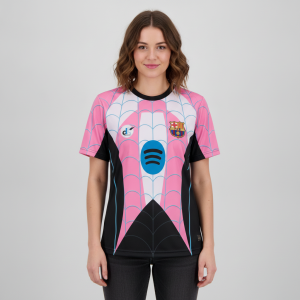 FC Barcelona x Spider-Gwen Special Edition 2026 Soccer Jersey