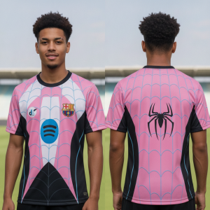 FC Barcelona x Spider-Gwen Special Edition 2026 Soccer Jersey