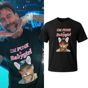CM Punk Is Babygirl Graphic T-Shirt 2026