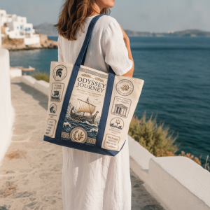 The Odyssey Ancient Greece Seafaring Tote Bag - Greek Mythology Canvas Tote 7 The Odyssey Ancient Greece Seafaring Tote Bag - Greek Mythology Canvas Tote