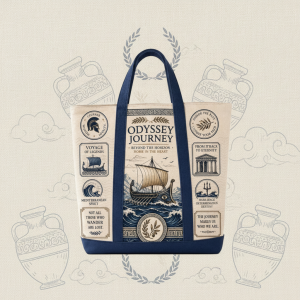 The Odyssey Ancient Greece Seafaring Tote Bag - Greek Mythology Canvas Tote 4 The Odyssey Ancient Greece Seafaring Tote Bag - Greek Mythology Canvas Tote