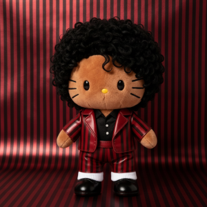 Michael Jackson x Hello Kitty Crossover Plush Toy - Sanrio Collectible Plushie
