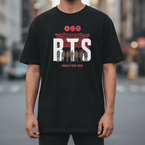 BTS Arirang World Tour 2026 Classic ARMY Fan Shirt - K-Pop Concert Graphic Tee