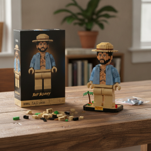 Bad Bunny Custom Building Block Set - Collectible Brick Toy