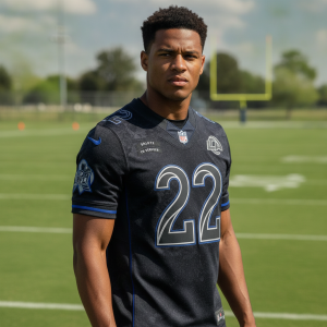 Los Angeles Rams Midnight Jersey - Graphic Football Shirt