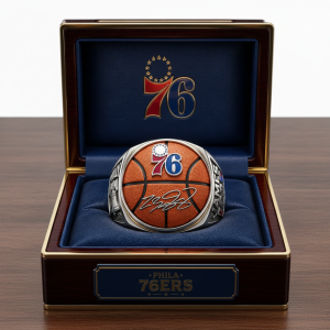 LeBron James Philadelphia 76ers Signature Ring - Basketball Collectible