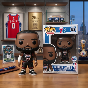LeBron James Philadelphia 76ers Pop Figure - Vinyl Collectible Toy
