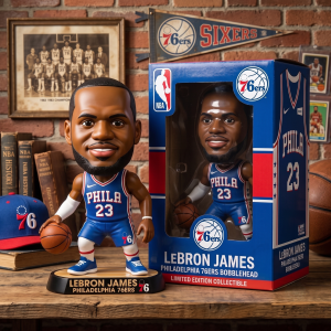 LeBron James #23 Philadelphia 76ers Bobblehead - Collectible Figurine