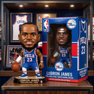 LeBron James #23 Philadelphia 76ers Bobblehead - Collectible Figurine