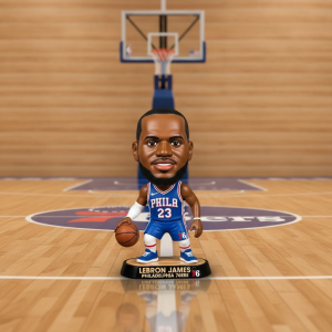 LeBron James #23 Philadelphia 76ers Bobblehead - Collectible Figurine