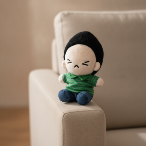 BTS Min Yoongi Grumpy Face Plush Doll