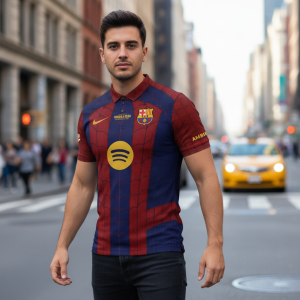 Barcelona FC x Spider-Man Brand New Day Collaboration Game Day 2026 Polo Shirt