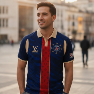 Louis Vuitton x PSG Paris Saint-Germain Polo Jersey Shirt