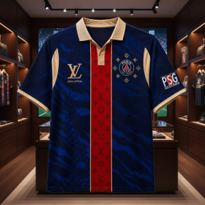 Louis Vuitton x PSG Paris Saint-Germain Polo Jersey Shirt