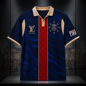 Louis Vuitton x PSG Paris Saint-Germain Polo Jersey Shirt