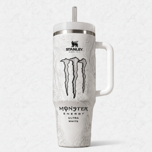 Stanley x Monster Energy Ultra White 40 oz Tumbler With Handle