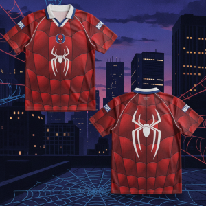 Tom Holland x Joselu Spider-Man V-Neck Polo Jersey 7 Tom Holland x Joselu Spider-Man V-Neck Polo Jersey