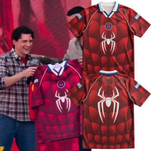 Tom Holland x Joselu Spider-Man V-Neck Polo Jersey 4 Tom Holland x Joselu Spider-Man V-Neck Polo Jersey