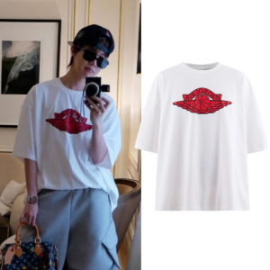 J-Hope Inspired Saint Michael Jordan Wings Oversized Graphic Unisex T-Shirt