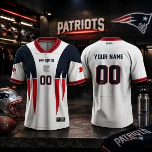 New England Patriots Football Custom Jersey | Personalized NFL Fan Shirt