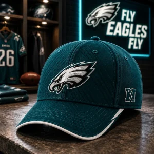 Philadelphia Eagles Football Custom Cap | Personalized NFL Fan Shirt