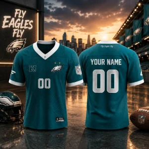 Philadelphia Eagles Football Custom Jersey | Personalized NFL Fan Shirt