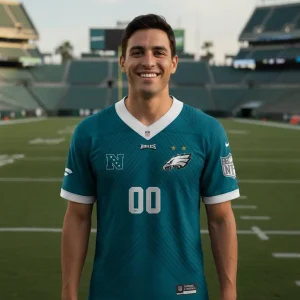 Philadelphia Eagles Football Custom Jersey | Personalized NFL Fan Shirt