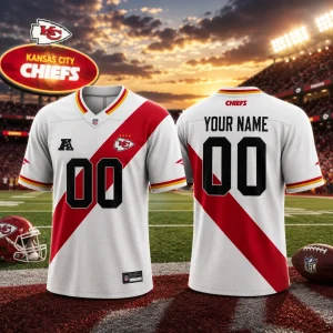 Kansas City Chiefs Football Custom Jersey | Personalized NFL Fan Shirt