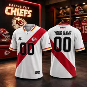 Kansas City Chiefs Football Custom Jersey | Personalized NFL Fan Shirt