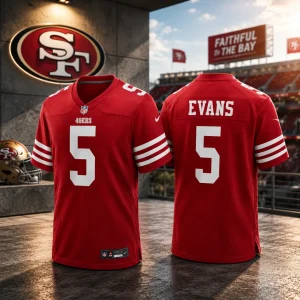 San Francisco 49ers Custom Red Football Jersey | Personalized NFL Fan Shirt