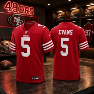 San Francisco 49ers Custom Red Football Jersey | Personalized NFL Fan Shirt