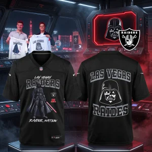 Las Vegas Raiders Darth Vader Football Jersey | Black Fan Shirt