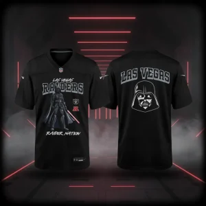 Las Vegas Raiders Darth Vader Football Jersey | Black Fan Shirt