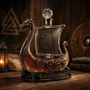 The Viking's Honour Limited Edition Crystal Whiskey Decanter