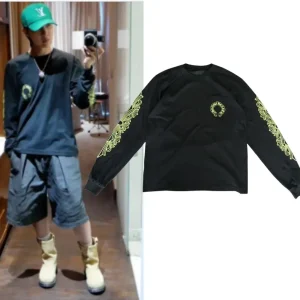 J-Hope BTS Chrome Hearts Long Sleeve Graphic T-Shirt