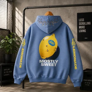 Karina aespa x Nike Mostly Sweet Lemon Tribal Star Graphic Hoodie